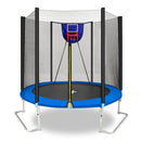 8FT Trampoline with Basketball Board and Inflator