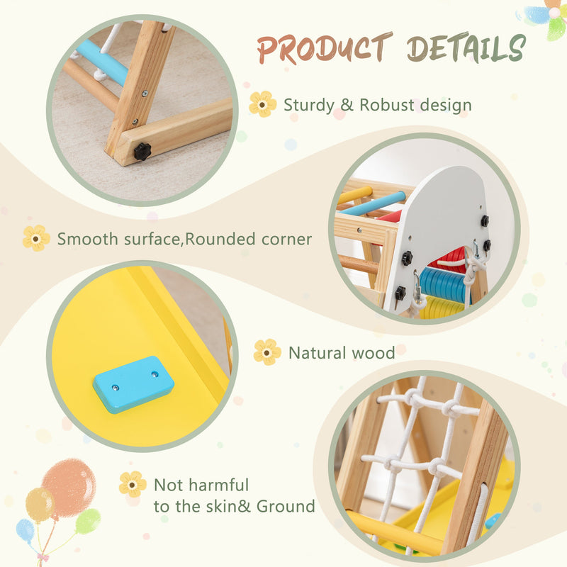 9-in-1 Foldable Kids Climbing Frame & Slide, photo 7 of 10