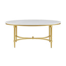 Bordeaux - Coffee Table - White / Gold by Unique Piece Furniture