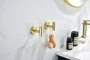 6-Pack Wall-Mounted Stainless Steel Bathroom Towel Hooks