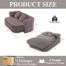2 In 1 Foldable Sofa Bed With Multi Functional Blanket, Floor Lounge Sofa by HouseOfZazla