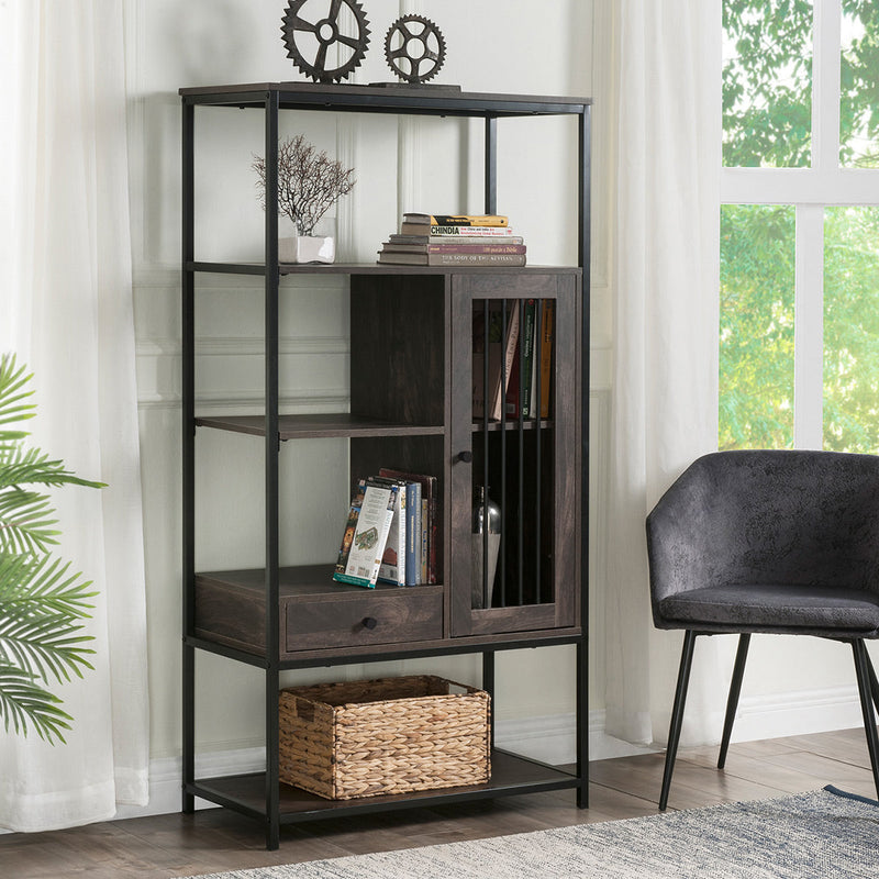 Walker Edison | Multi-functional Decorative Storage Shelving Bookshelf