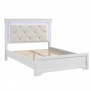 3 Piece Bedroom Set With LED Lighting, 2 Nightstands by HouseOfZazla