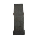 Sculptural Water Fountain With Bowl Basin, With Light And Pump, For Indoor And Outdoor - Brown / Black