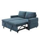 Convertible Sofa Bed Loveseat With Adjustable Backrest And USB Ports by HouseOfZazla