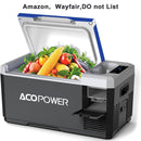Portable Refrigerator, Car Freezer With App Control, 12V, 45W Low Noice Cooler For Rv, Boat by HouseOfZazla