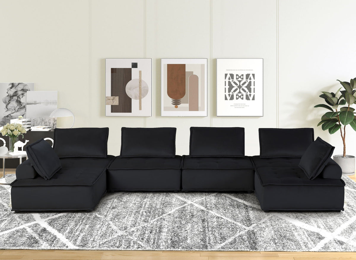 Anna - Stylish Sectional Sofa Ottoman, photo 10 of 35