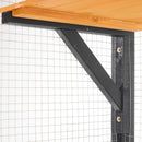 Outdoor Cat House, Diy Cat Enclosure Catio With Double Enter Doors