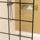 Framed Glass Shower Screen - Matte Black by HouseOfZazla