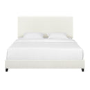 Platform Bed & Upholstered Headboard