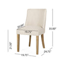 Classic Fabric Dining Chair by HouseOfZazla