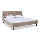 Aspen - Vertical Tufted Modern Headboard Platform Bed Set by Unique Piece Furniture