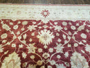 8' X 10' Handmade Peshawar Floral Oriental Wool Rug Hand Knotted Carpet Nice