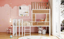 Loft Bed With Roof, Window, Guardrail, Ladder by Unique Piece Furniture