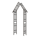 Metal Garden Arch with Adjustable Width