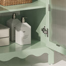 Modern Bathroom Vanity With Tempered Glass Doors by HouseOfZazla