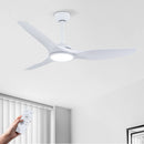 52 Inch ABS Blades Ceiling Fan with LED Light Kit by HouseOfZazla