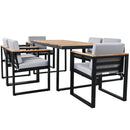 7 Pieces Outdoor Dining Set Patio Dining Table And Chair Set With And Removable Cushions For Patio by Unique Piece Furniture