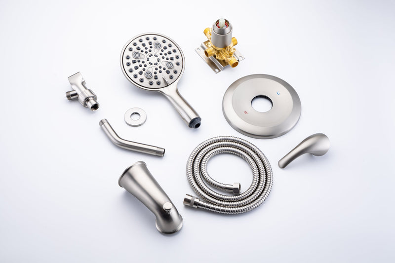 6 In. Detachable Handheld Shower Head Shower Faucet Shower System