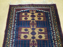 3' X 4' Vintage Handmade Balouchi Balouch Tribal Wool Rug Nice