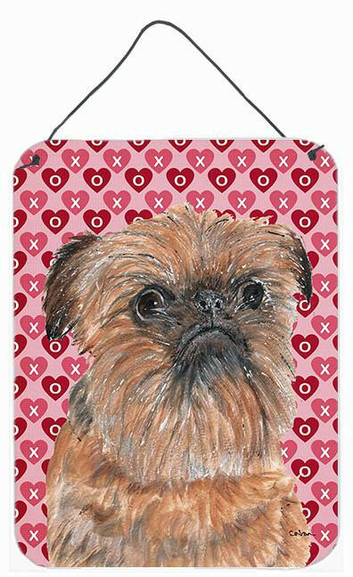 Brussels Griffon Valentine's Love Aluminium Metal Wall or Door Hanging Prints