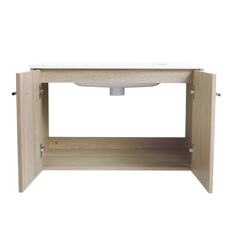 30 Inch Wall Mounted Bathroom Vanity (KD-Packing)-BEO