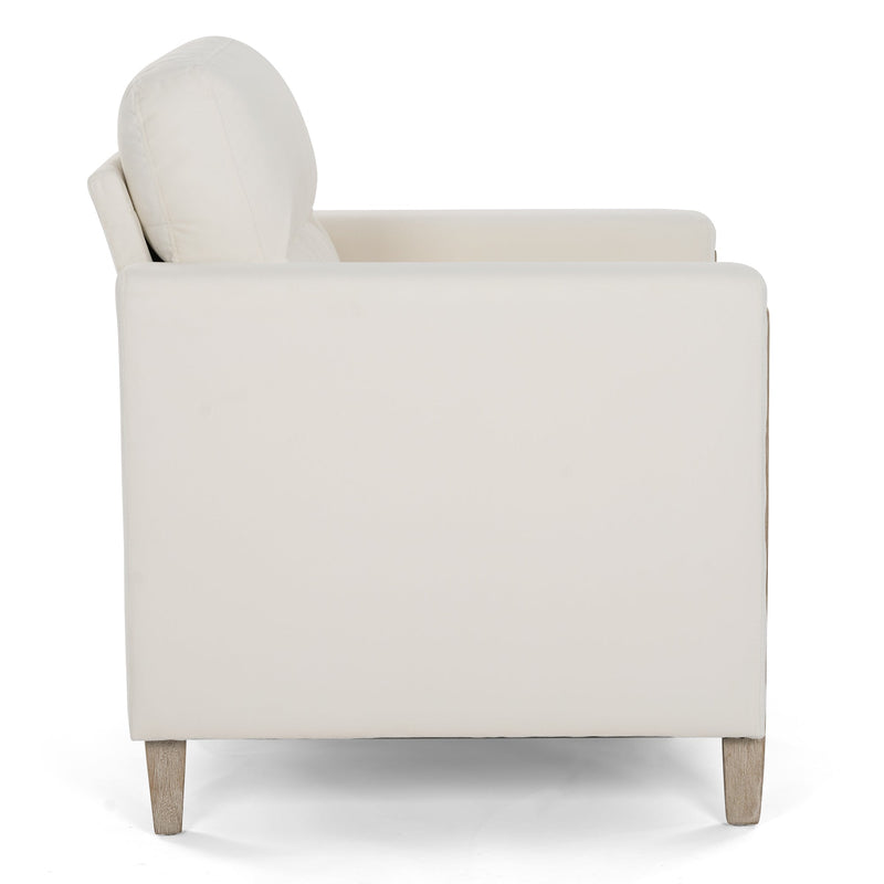 Walker Edison | Pine Upholstered Accent Chair