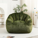 Beanbag Chair, Beanbag Sofa Chair With Armrests Stuffed High Density Foam by Unique Piece Furniture