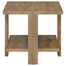 Square End Table - Mango Color by HouseOfZazla