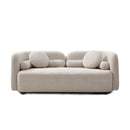 2 Seater Sofa Couch For Living Room - Light Beige
