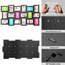 12/18-Photo Collage Frame (4"x6") – Glass, Wall Mount, Home Decor