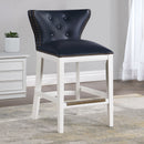 Macon - Counter Stool With Accents - Dark Blue by HouseOfZazla