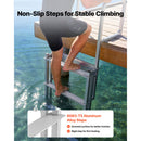 Retractable Dock Ladder, 4 Steps, Aluminum Alloy Swim Ladder by HouseOfZazla