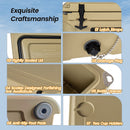 50 Quart Khaki Cooler, Ultra-Light Insulated Ice Chest by HouseOfZazla