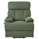 Oversized Power Lift Recliner Chai With Remote Control, Side Pocket, Spacious Seat by HouseOfZazla