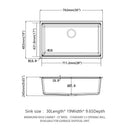 Quartz Kitchen Sink, Composite Workstation, Undermount