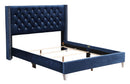 Upholstered Nailhead Trim Chic Bed by HouseOfZazla