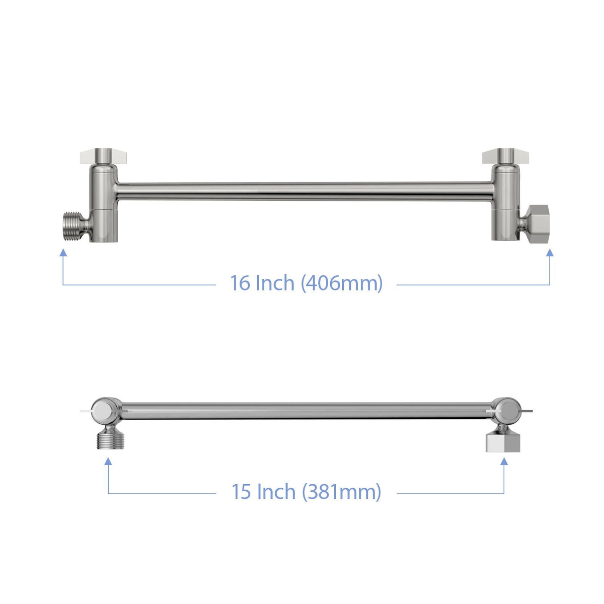 Sleek Design Stainless Steel Shower Arm Extension, photo 28 of 28