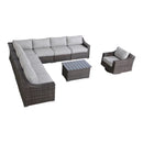 Stylish Sofa Seating Group With Cushions Perfect For Outdoor Gatherings by HouseOfZazla