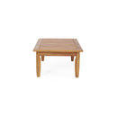 Bianca - Outdoor 3 Seater Sofa Chat Set With Ottoman - Teak by HouseOfZazla
