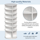 Rotating Shoe Rack Tower - 7-Tier Spinning Shoe Organizer