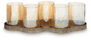Evereton - Candle Holder - Antique Gold Finish