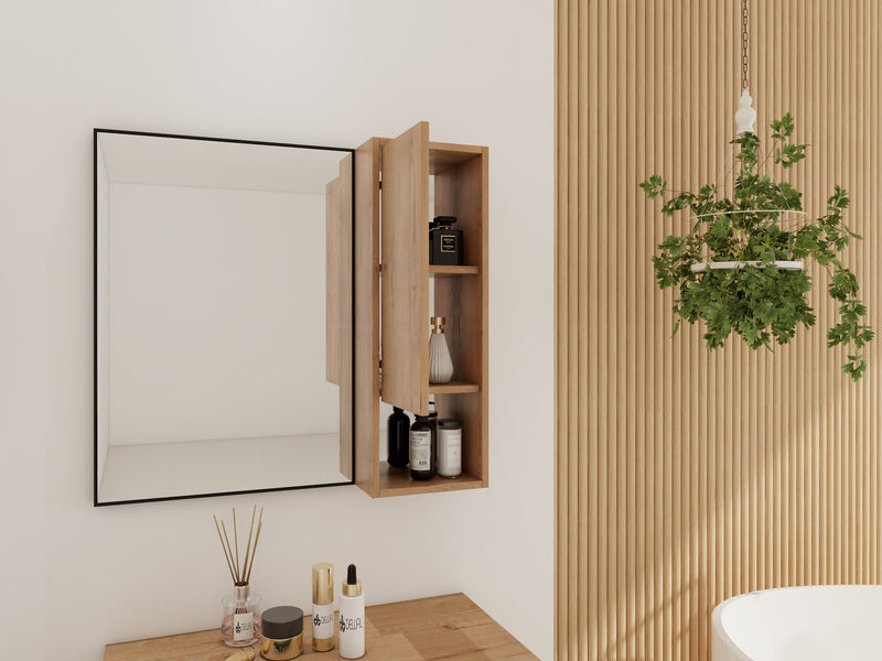 10'' Wall Mounted Bathroom Mirror Cabinet with Soft Close Door, photo 4 of 10