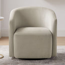 Ardena - Modern Swivel Barrel Chair by HouseOfZazla