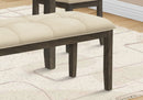 Bench, Rectangular, Hallway, Upholstered, Transitional - Cream by HouseOfZazla