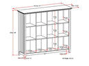 Acadian - Handcrafted Cube Storage by HouseOfZazla