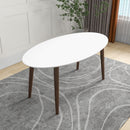 Ada - Mid-Century Modern Style Oval Dining Table by HouseOfZazla