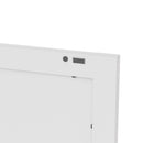 Tall Bathroom Storage Cabinet, 5-Tier Narrow With 2 Doors & Adjustable Shelves, Freestanding - White by HouseOfZazla