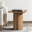 Sonoma - Square Pedestal Side Table - Antique Brown by HouseOfZazla