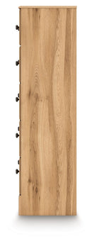 Aleaport - Five Drawer Chest - Warm Brown